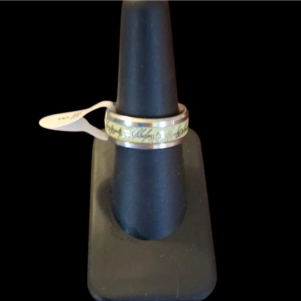 New Glow In Dark Ring Size 6 Unisex Lord‎ Of The Rings